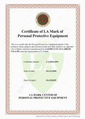 LA-certificate certificate from Gaomi Luyuan Labour Co., Ltd.