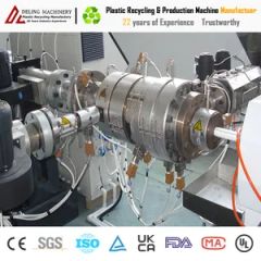 Advanced Plastic Extruder for HDPE, PP, and PVC Tubes Exhaust Exhaust Max Width 600mm Screw Twin-Screw Trademark DELING HS Code 8477109000 - Image 4