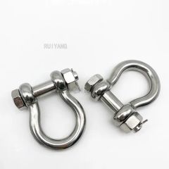 Bow Shackle Stainless Steel Shackle Color Silver Condition New Origin Xinghua HS Code 73182900 Model NO. 2-50mm Trademark - Image 6