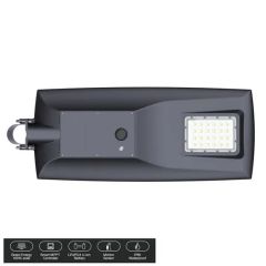 Solar-Powered LED Street Light with Motion Sensor Technology Power 30W-50W Trademark ECO IP Rating IP66 Origin Shenzhen Model NO. - Image 5