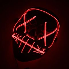 Halloween LED Mask Pouting Western Colorful 23*20*5cm 249g MOQ100 1Y - Image 6