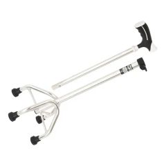 Crutches Aluminum Alloy 4-Leg Medical Luxury Walking Stick Cane - Image 3