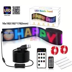 374 92mm RGB LED Flexible Colour Programmable Sign Soft Screen - Image 4