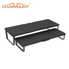Dual Monitor Riser Wood Computer Portable Vertical Monitor Stand Other Computer Accessories - Image 1