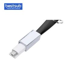 Bestsub Sublimation Portable Data Cable Keychain (Small, Black) - Image 5