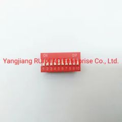 2.54mm Red /Blue Code Switch DIP 10p PCB Connector Housing Plastic Payment Terms: T/T HS Code 8541290000 Origin Make in China - Image 1