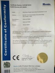 ROHS Certificate certificate from Nanchang Qinglin Automobile Accessories Co., Ltd.