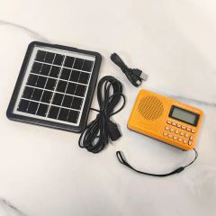 Portable Solar Power Am/FM/Sw Mini Cassette Recorders Radio MP3 - Image 1