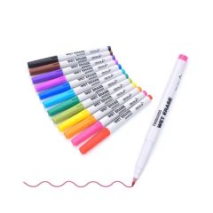 Wet Erase Whiteboard Marker 12 Colors Erasable Markes HS Code 96082000 Color Multi Color Refill Color Colors Point Diameter - Image 1