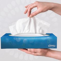 Comfortable Kleenex Facial Tissues 2-Ply Box For Gentle Facial Wiping With Convenient Storage And Easy Access - Image 2