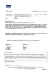 Barn Door Hardware Test Report certificate from Shanghai Housing International Trade Co., Ltd.