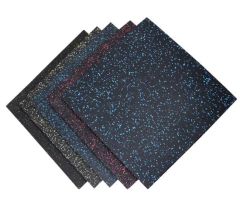 Fire Resistant Gym Flooring Free Sample Recycled Environmental Proetction Rubber Colorful Gym Mat - Image 1