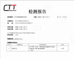 CP.65 certificate from Jinjiang Henghao Shoe Industry Ltd.