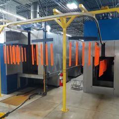 Continuous Powder Coating Conveyor Line for Metal Sheet Production - Image 6