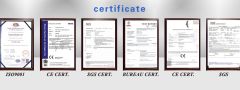 certificate certificate from Orientools Industrial Co., Ltd.