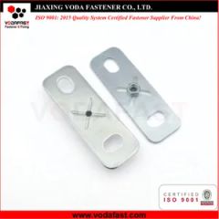 Customized Steel Base Plate with Nut Zinc Plated - Image 3
