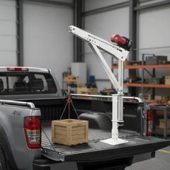 MCE400 Silver 400kg 2.36m 360° Folding Crane 2Arm 1Y CE ISO Origin China Type Folding Condition New Colour Silver Self Weight 40kg - Image 5