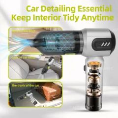 High Power Rechargeable Mini Portable Vacuuming Blower Handheld Cordless Car Vacuum Cleaner - Image 5