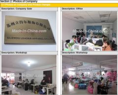 The SGS Business Field Audit Report for Leader Apparel Wedding Dress Factory 2015 certificate from Suzhou Leader Apparel Co., Ltd.