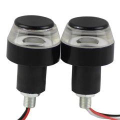 Raych Custom 2PCS Handlebar Side Marker Indicator Blinker Motorcycle Handle Bar End Motorcycle Running Lights LED Turn Signals - Image 6