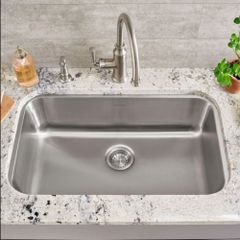 Kitchen Sinks Shape Rectangular Finish Type Glossy Material Grade SS 304 Material Stainless Steel Sink Type Single Bowl - Image 2