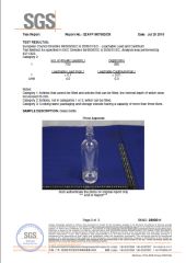 super filnt glass bottle certificate certificate from Xinjiang Huanghe Packing Co., Ltd.
