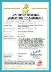 Filling Machine certificate from Guangzhou Cosmati Technology Co., Ltd