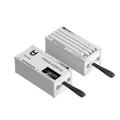 Super Fast Charging with 4 Built-in Cables High Power Portable Charger Power Bank - Image 5