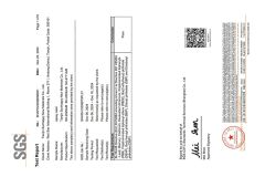 SGS ROHS certificate from Tianjin Sunhappy New Materials Co., Ltd.