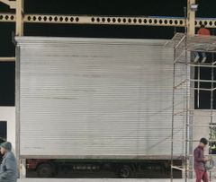 Galvanized Steel Automatic Rolling Shutter with Side Motor (230 V AC) - Image 1