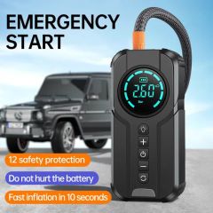 an 80W Emergency Device: Jump Starter, Tire Inflator, and Power Bank - Image 3
