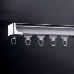 Extendable Curtain Tracks for Windows of Different Widths Origin China Model NO. WY-CT Type Flatted Track Track Number Double - Image 3