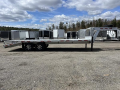 2024 Alum Line Trailers 8.5×24 13K Aluminum Gooseneck w/Flip-Over Ramps - Image 5