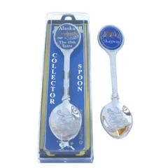 Souvenir Spoon, Gift Spoons (FTSS2554) Trademark FT Origin China Thickness 2.0 Style Fashion Plating Silver Size 4.8 Inches - Image 4