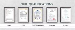 OUR QUALFICATIONS certificate from Hebei Ailuoha Import and Export Co., Ltd.