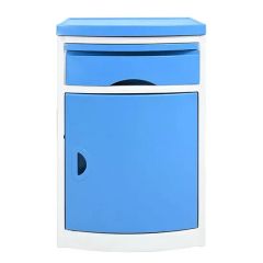 Hospital Furniture Medical ABS Plastic Hospital Bedside Locker Cabinet Medical Bedside Tables - Image 1