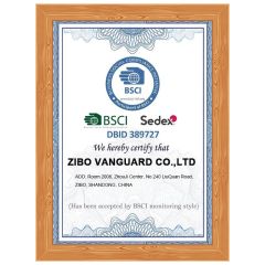 BSCI certificate of Zibo Vanguard Co.,Ltd – certificate photo, supplier certificates section