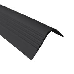L Shape Plastic Rounded PVC Stair Edge Anti Slip Strip Stairs Tread Ali ...
