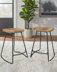 Bar Stools, 24 Inch Kitchen Counter Height Stools - Image 5