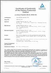CE 2017~2018 certificate from QINGDAO RAISING INOX CO., LTD.