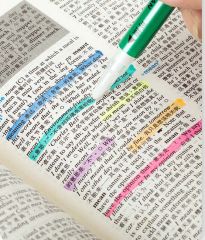 Chisel Tip Double Head Smooth Writing Erasable Highlighter Marker Pen - Image 6