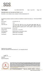 SGS certificate from QCconnector (Shenzhen) Electronics Co., Ltd