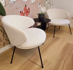 Luxury Scandinavian Modern Fabric Velvet Swivel Chair Comfort and Living Room Furniture Sofa Chairs - Tianjin Tsr Import&Export Co., Ltd