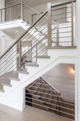 Simple Stainless Steel Grills For Stairs, For Home Position Interior Shape Rectangular Grill Design Simple Usage/Application - AR Interiors