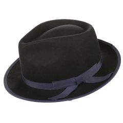Fedora Hat Women 100% Wool Plush Embroidered Custom Brim Autumn Winter - Taizhou Yiyue Imp&Exp Co Ltd