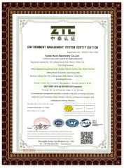 Certificates certificate from Yantai Hunk Machinery Co., Ltd.
