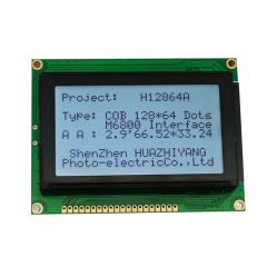 Popular Part 128X64 DOT Matrix Graphic COB LCD Module Origin China Type Graphic HS Code 852491 Driver IC Nt7107 Model NO. H12864A - Image 4