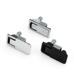 Keyed Zinc Alloy Push Button Compression Lock for Control Panel Enclosure Doors - Image 4
