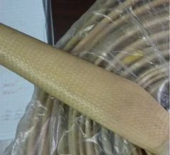 High Heat Resistance Electrical Materials Silicone Rubber Varnished Flexible Braided Fiberglass Insulation Tube Sleeve - Xuchang Rainyan Insulation Material Co., Ltd.