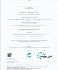 Gglobal recycled standard certificate from Fujian Ruihe New Material Technology Co., Ltd